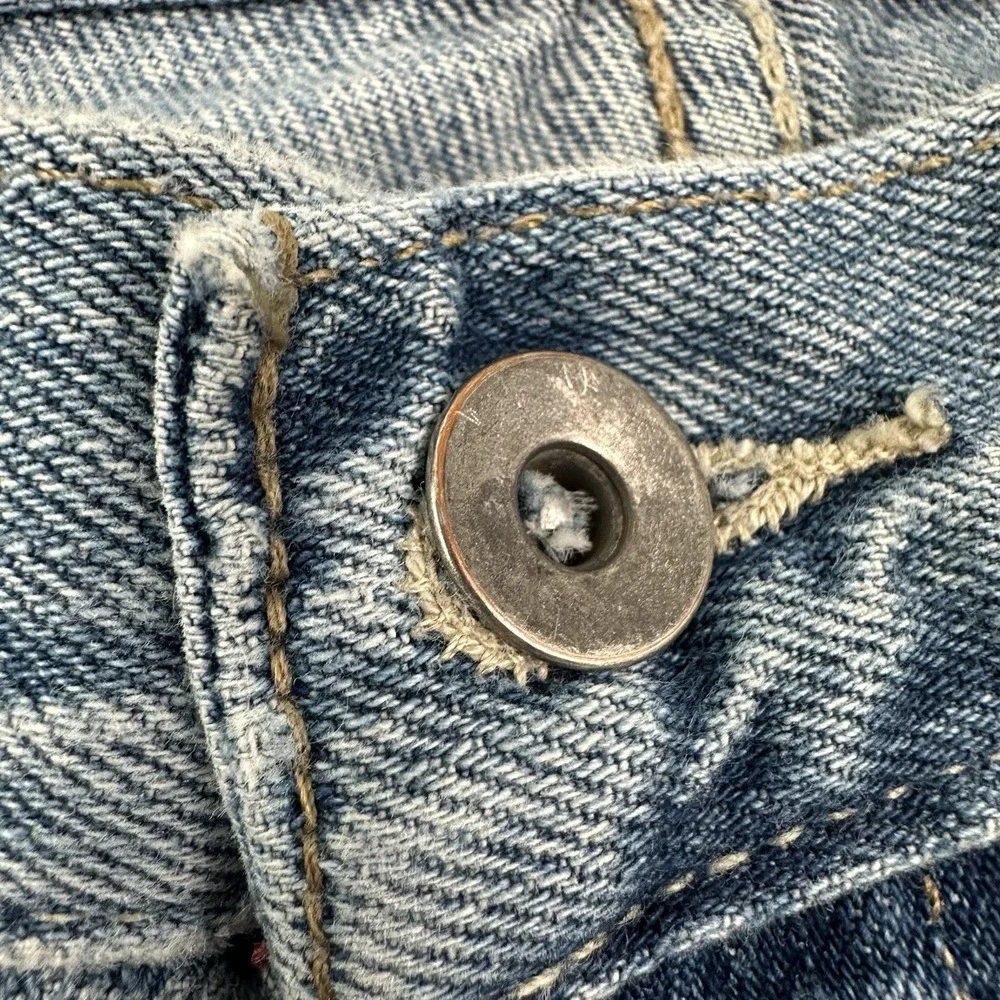 Vintage Old Navy Loose Jeans Mens 40x32 Baggy Fit Light Wash Blue Denim Y2K‎
